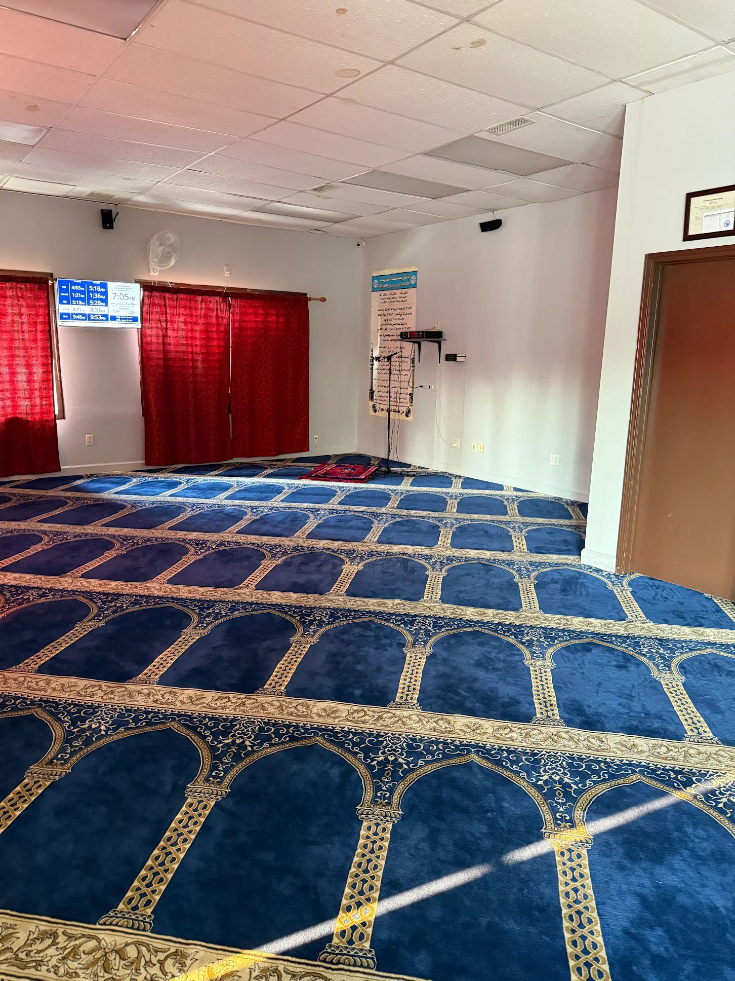 Prayer Hall Interior